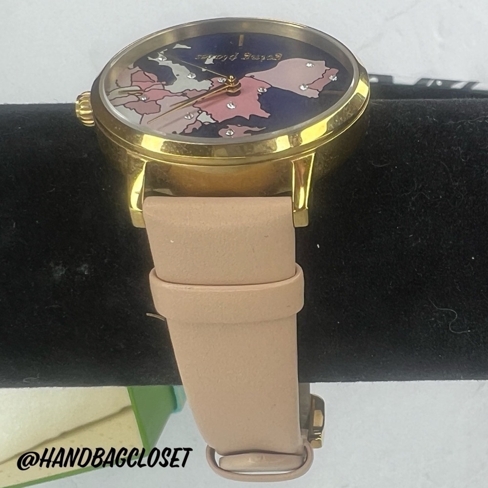 Kate Spade Going Places Map Watch Leather with Box NWT - Picture 14 of 17